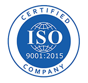 machine shop falk precision iso certified company badge