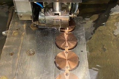 wire machining EDM electrical discharge machining by Falk Precision