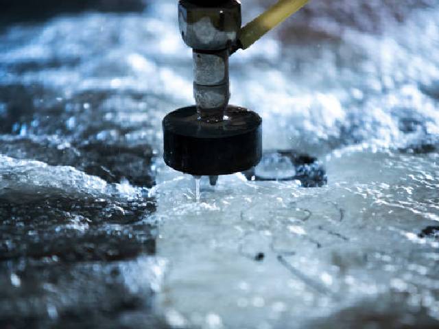 Waterjet metal cutting services by Falk Precision near Syracuse NY