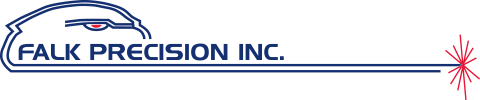 metal fabrication falk precision inc dark logo